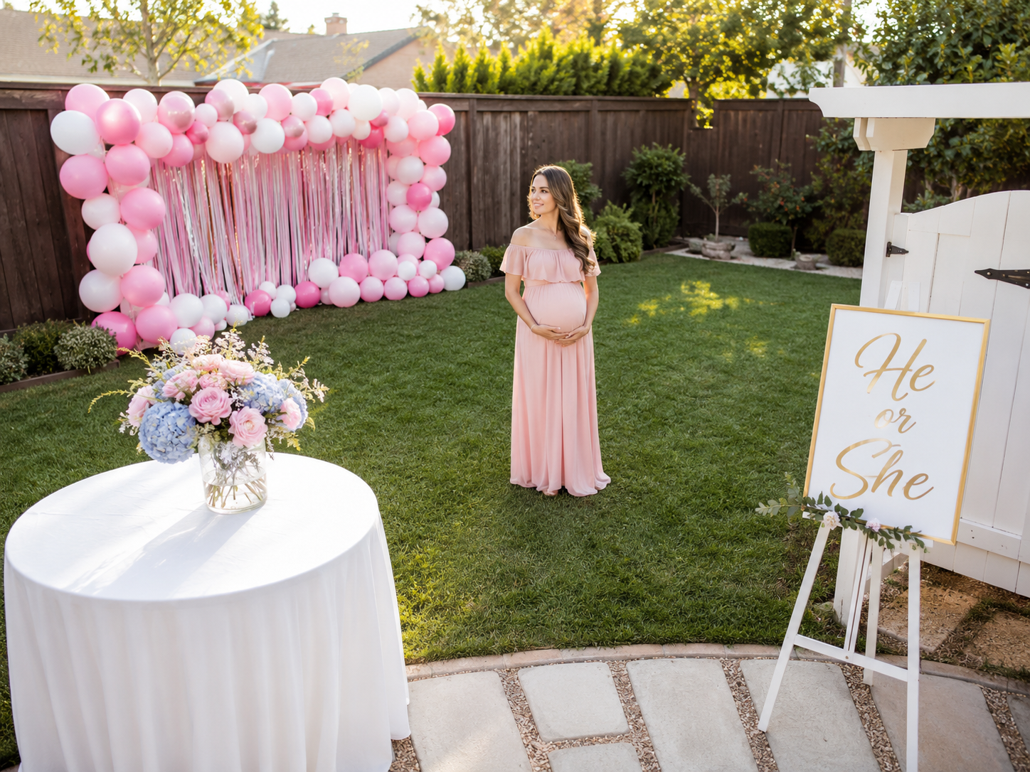 gender-reveal-party-decorations-three-zones-backdrop-centerpiece-signage-backyard.