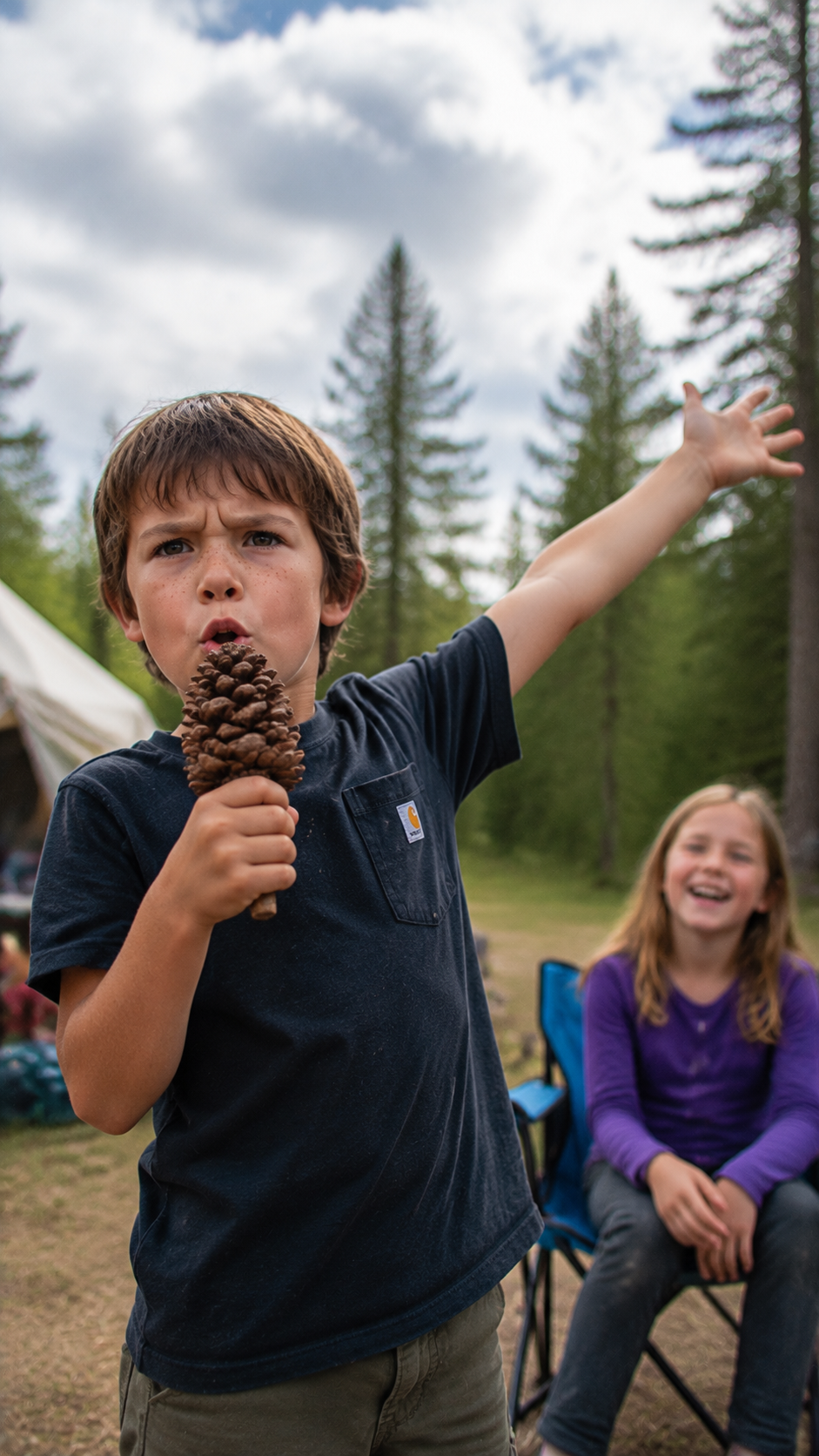 kid-weather-reporter-roleplay-game-camp-activity for kids