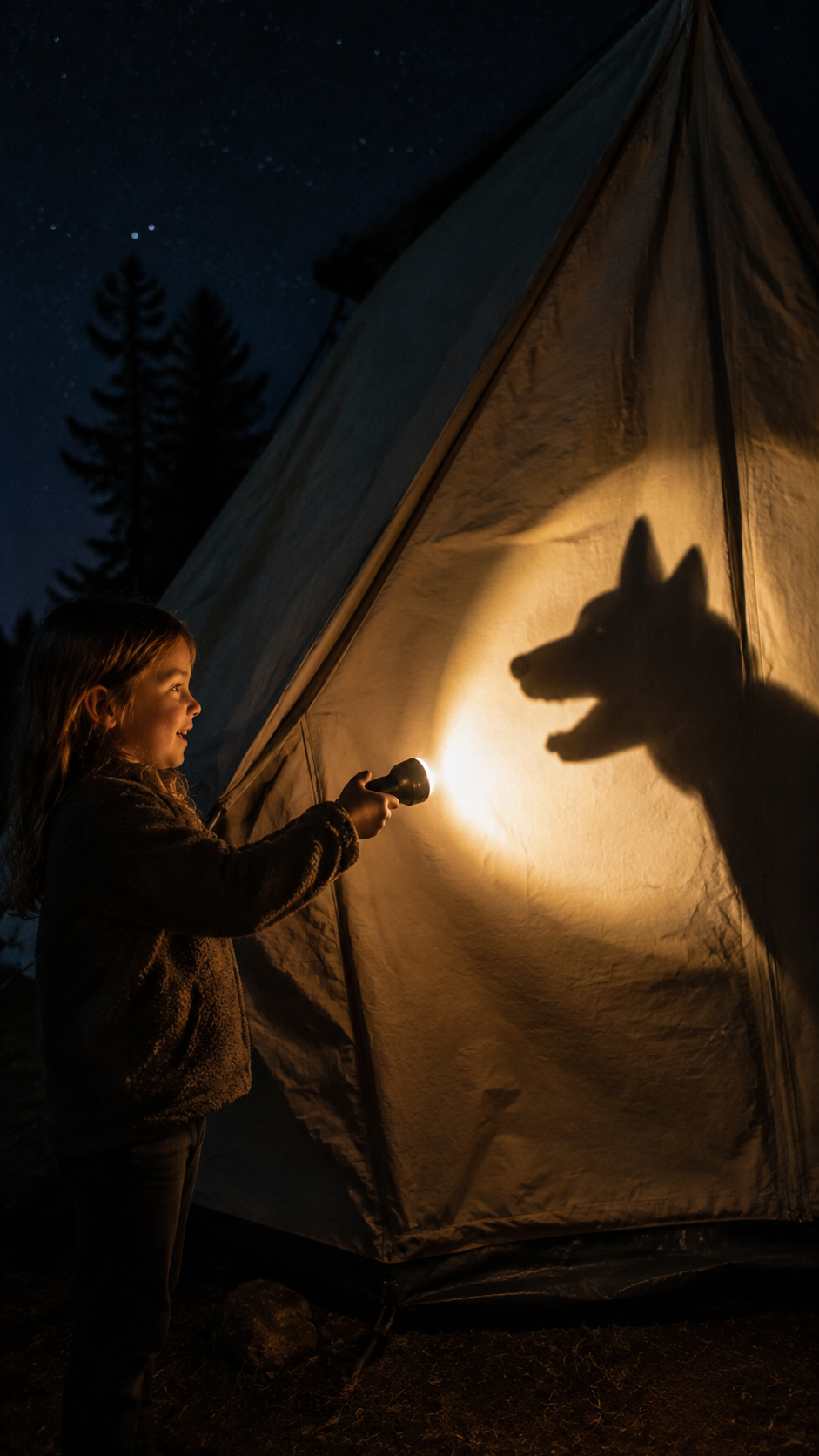 kids-shadow-creature-flashlight-tent-camping-activities-for-kids