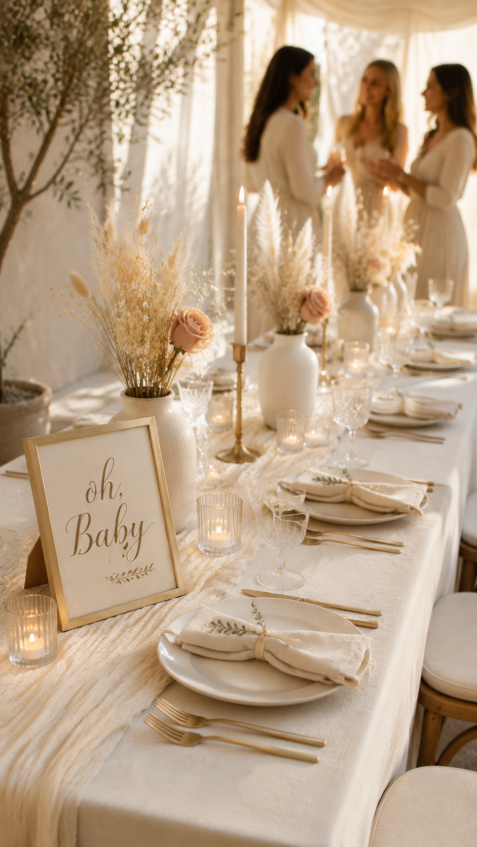 minimal-neutral-linen-baby-shower-theme-elegant