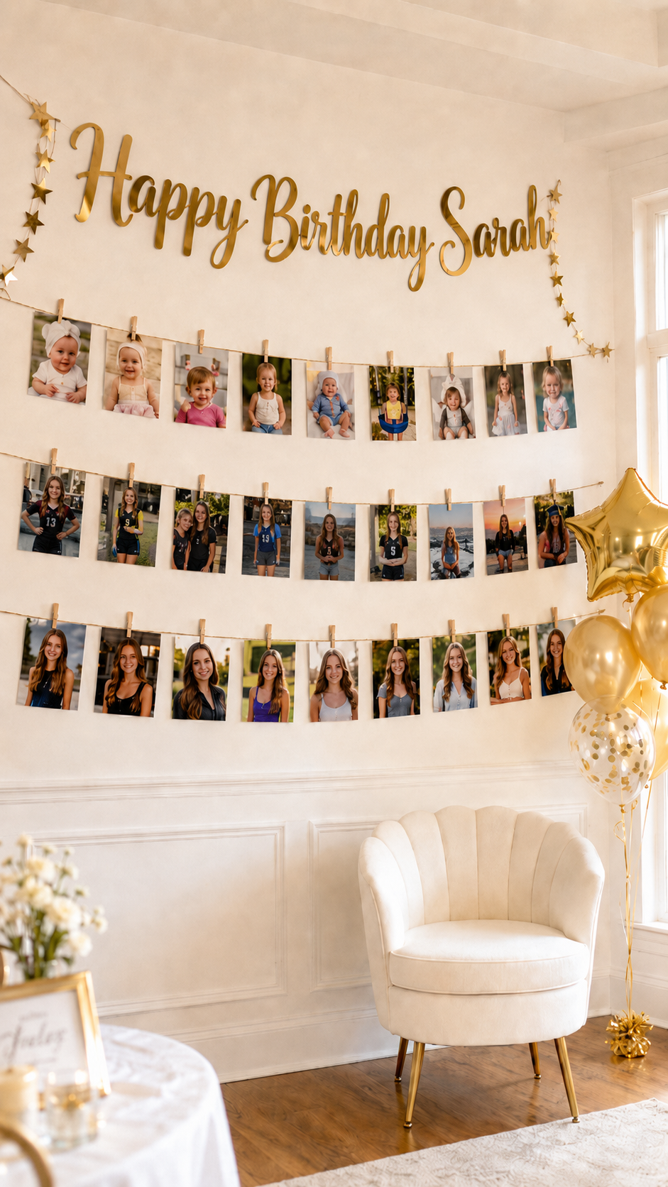 Personalized Photo Backdrop