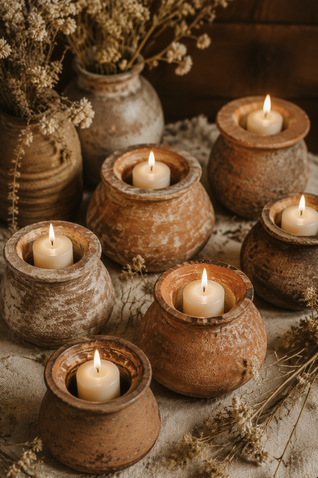 terracotta-candle-holder-wedding-favors-diy