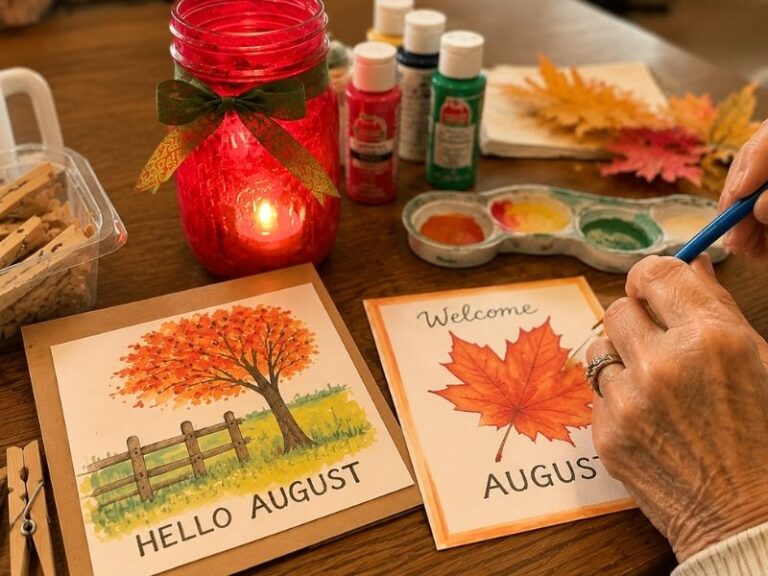 August Crafts for Seniors in Assisted Living