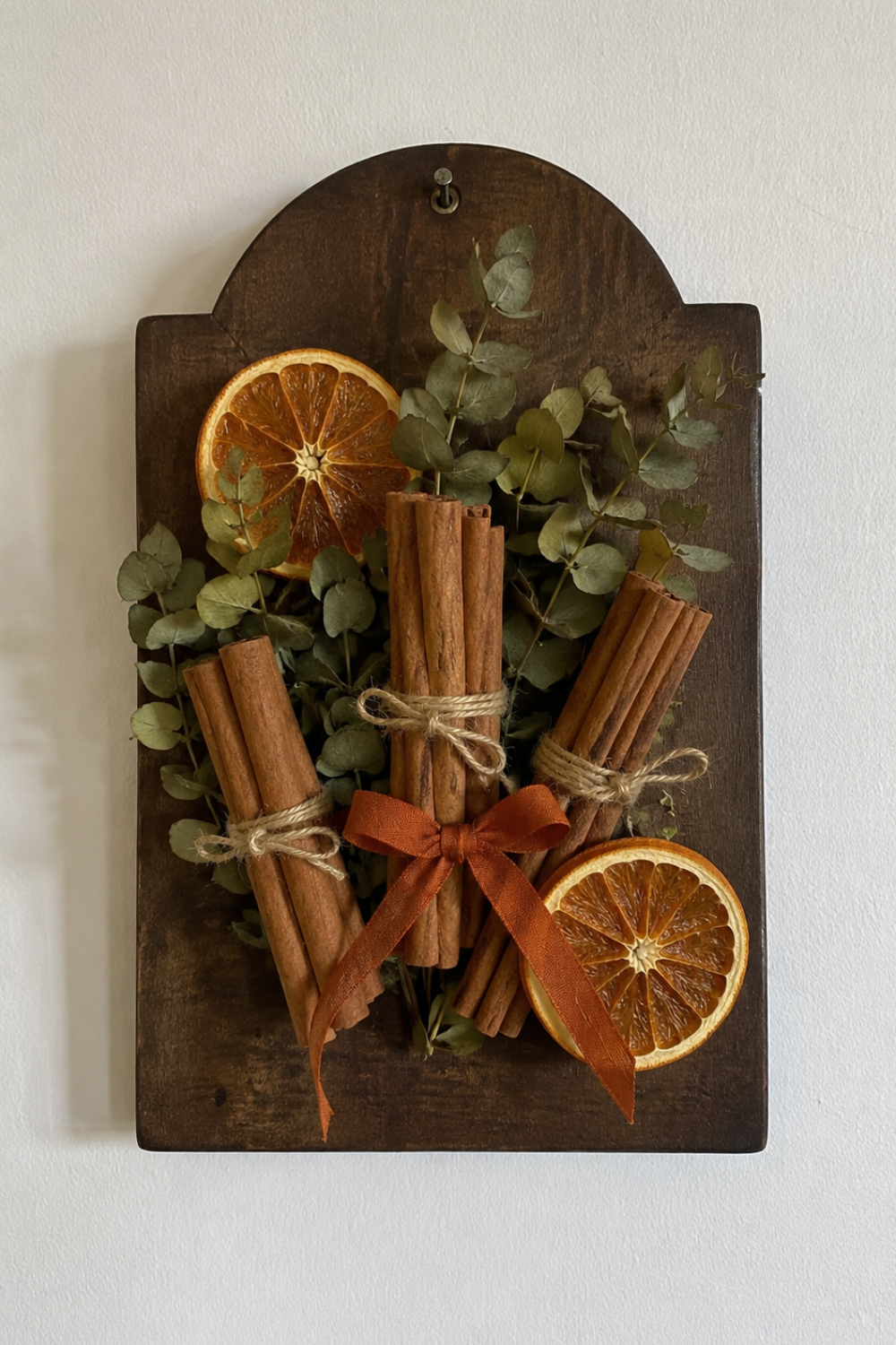 Cinnamon Stick and Dried Orange Wall Art