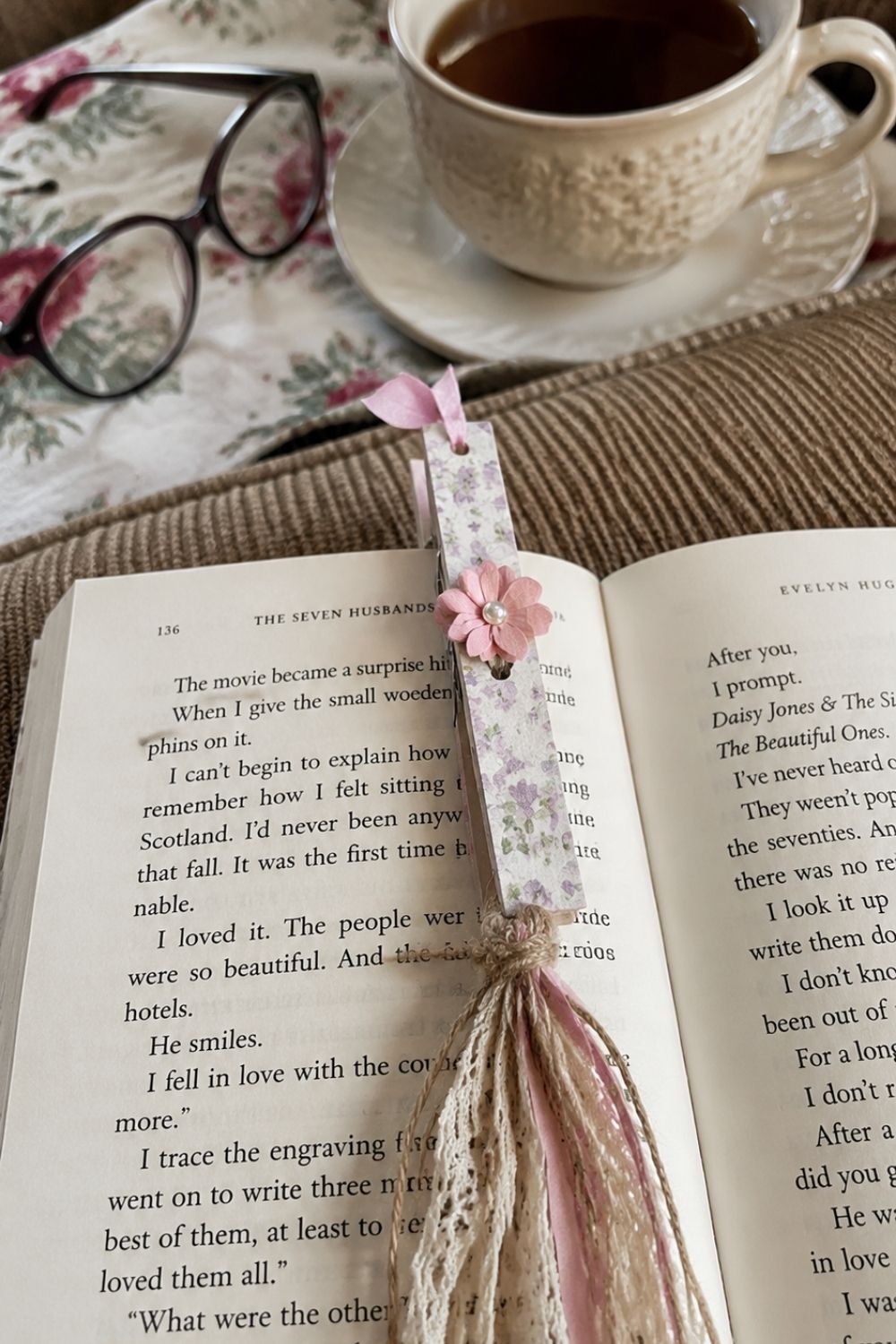 Clothespin Bookmark