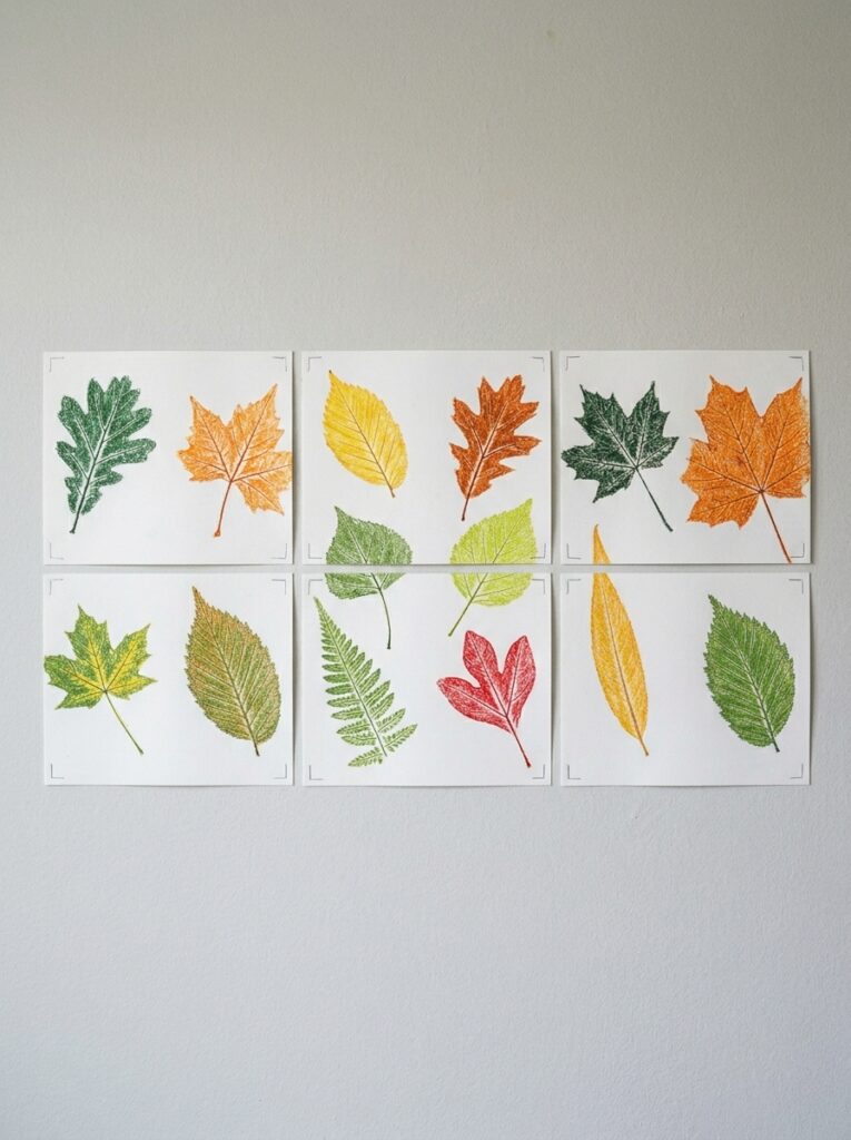 Crayon_leaf_rubbings_on_paper