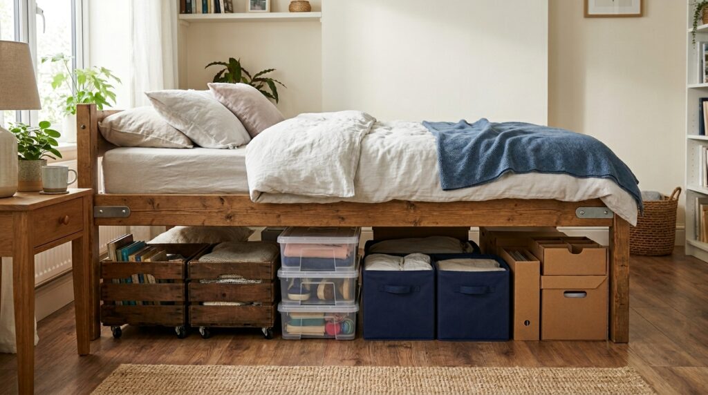 DIY_under-bed_storage_setup.
