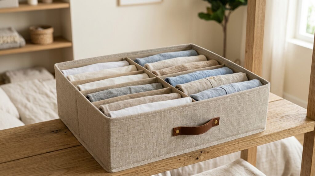 Fabric-Compartment-Organizers-For-Clothes-Separation.