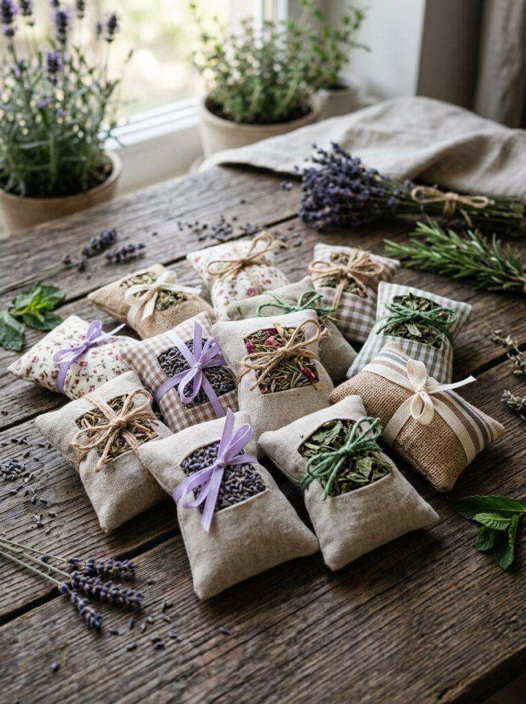 Fabric_sachets_with_dried_herbs