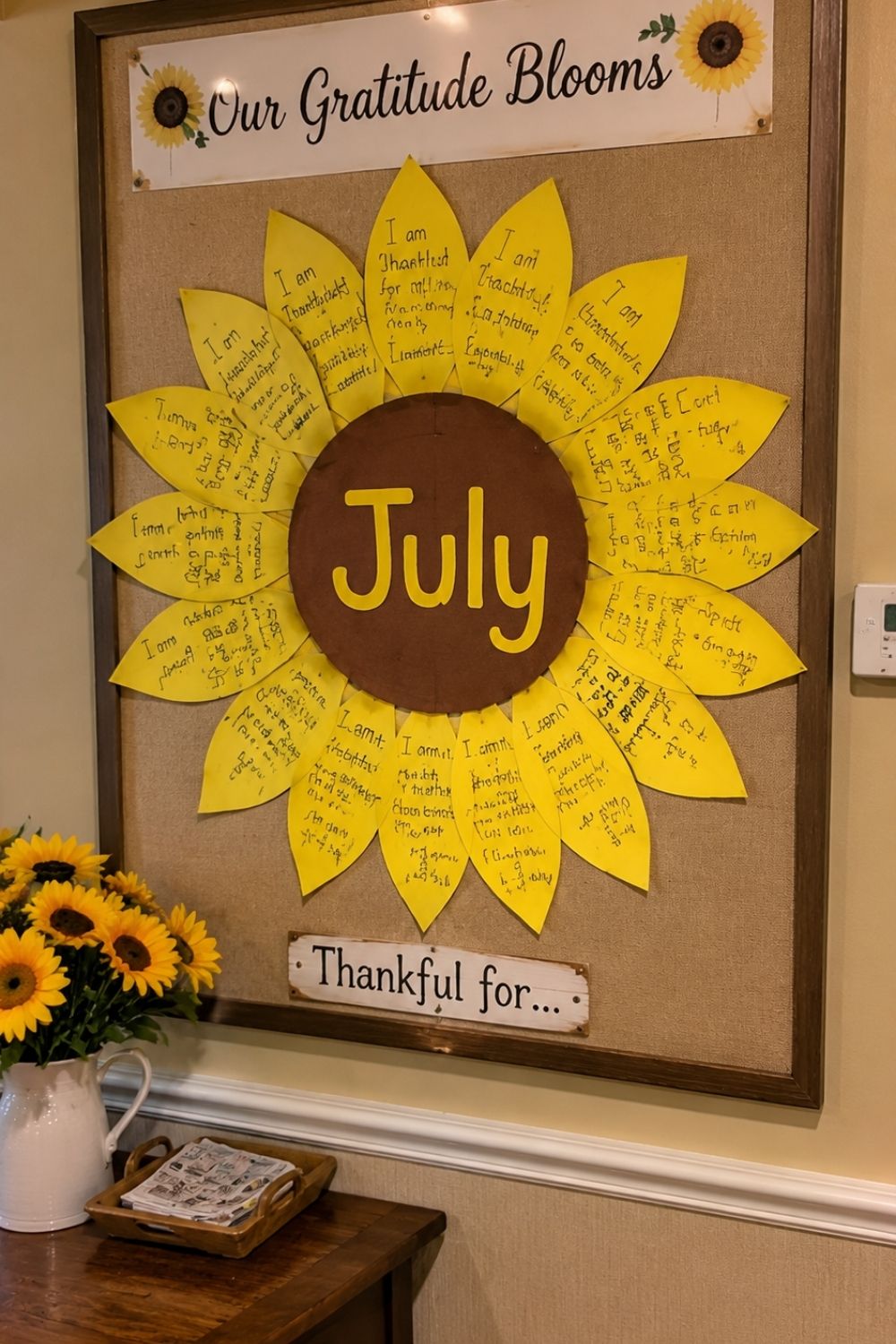 Gratitude Sunflower