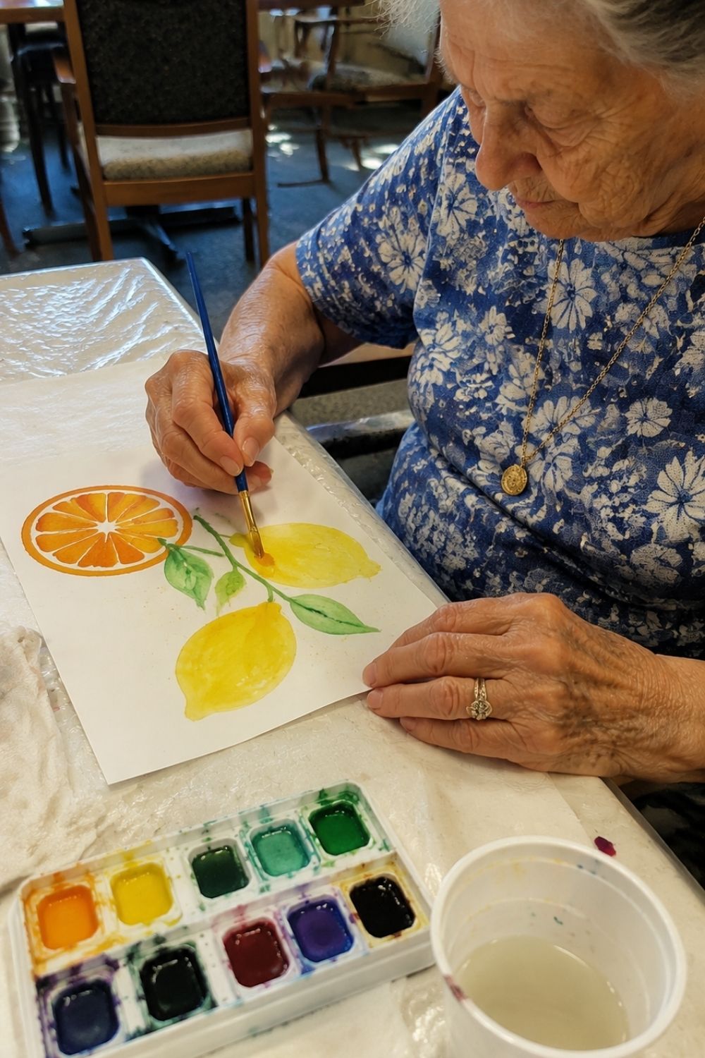 Lemon and Citrus Watercolor Art