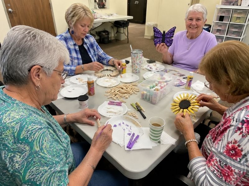 Running Clothespin Crafts in a Group