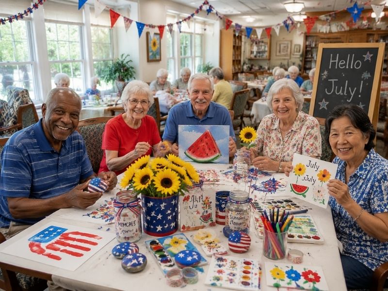 Running July Crafts in a Group — What Works
