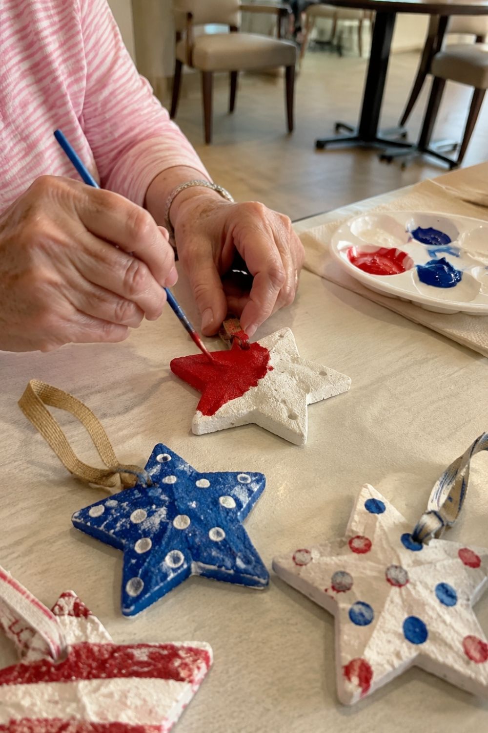 Salt Dough Star Ornaments
