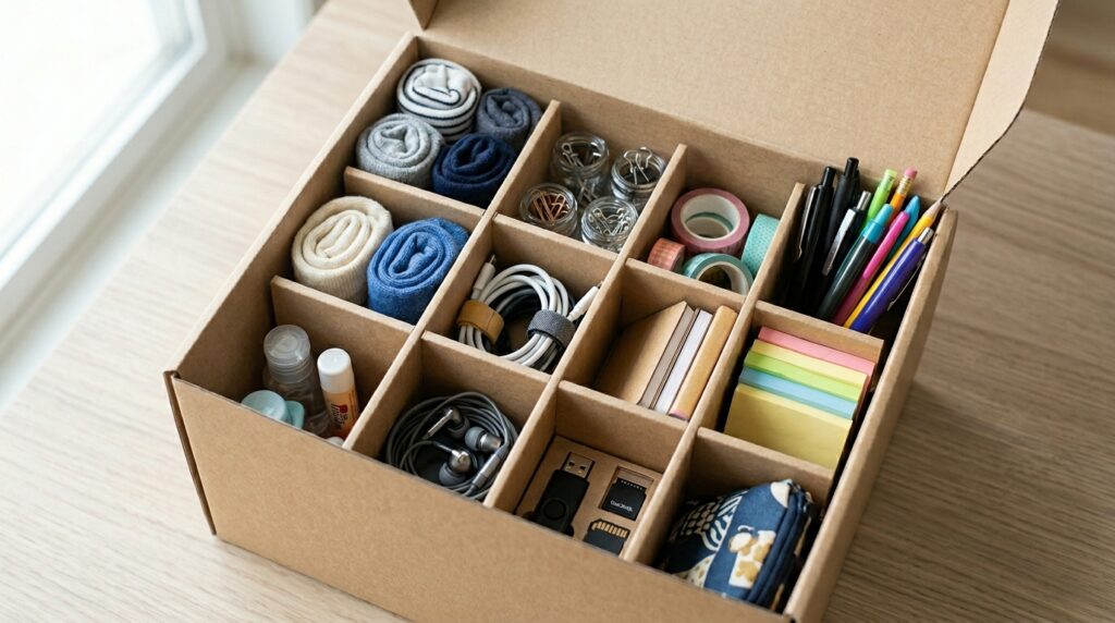 Storage_box_with_divider_grid_Cardboard-Divider-Grids-Inside-Storage-Boxes