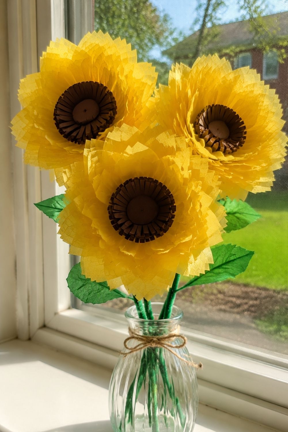 Tissue Paper Sunflower