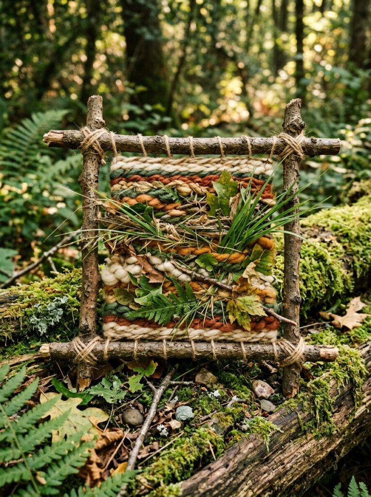 Weaving_frame_with_yarn-summer-crafts-for-kids