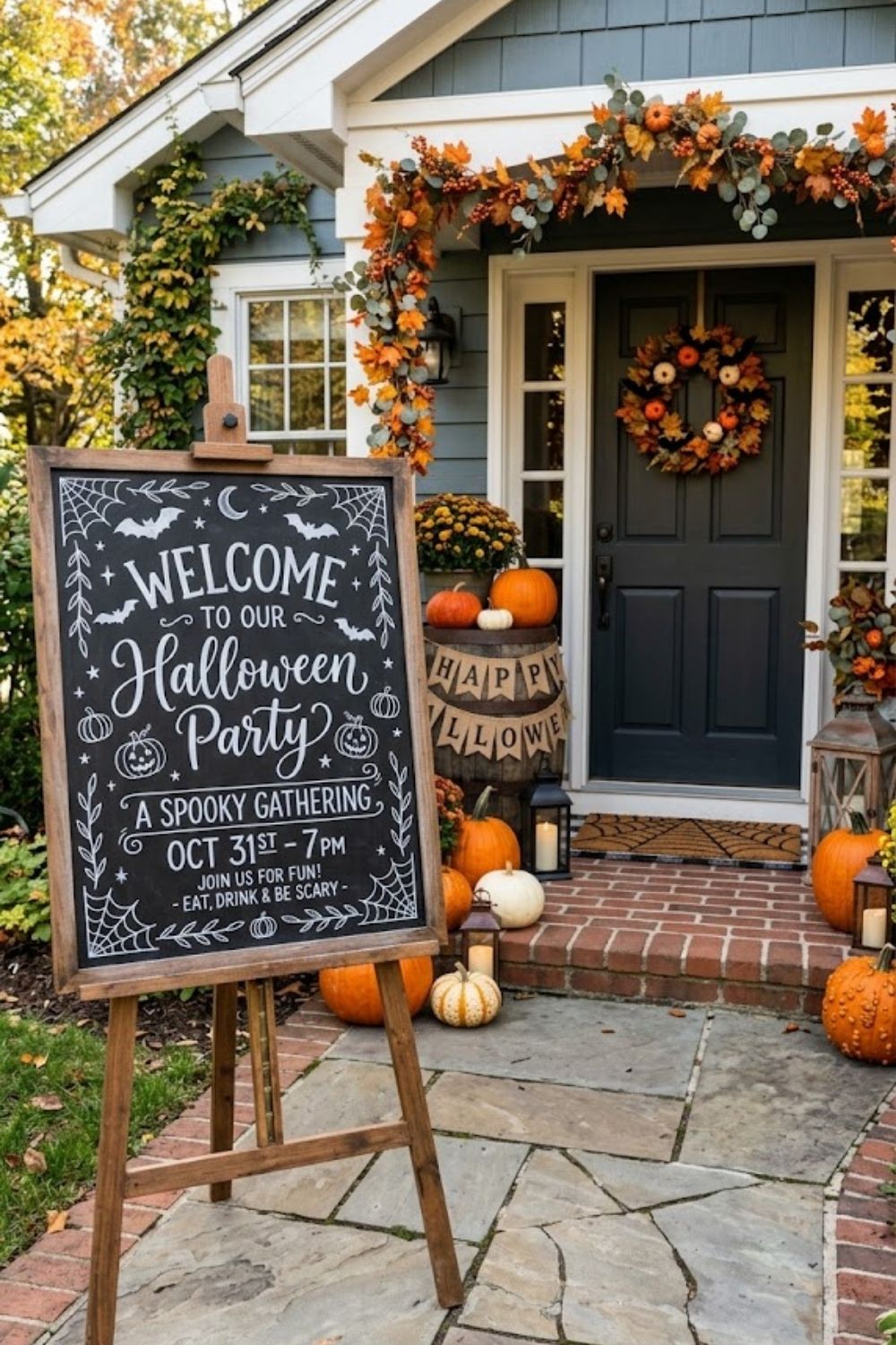 chalkboard-halloween-welcome-sign