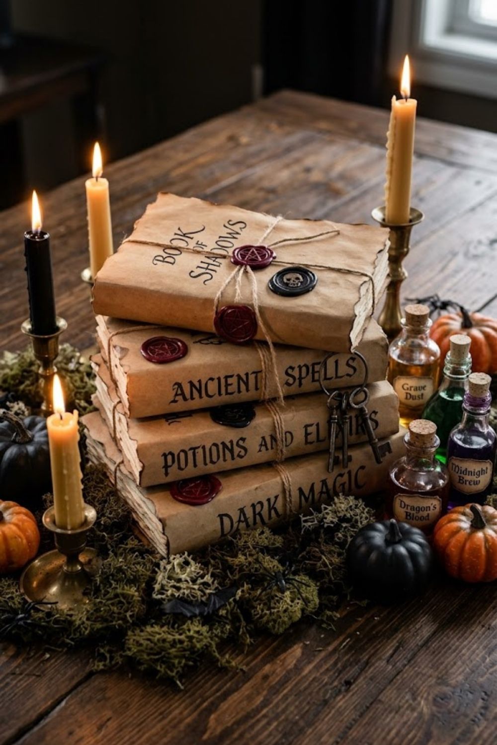 diy-spell-book-stack