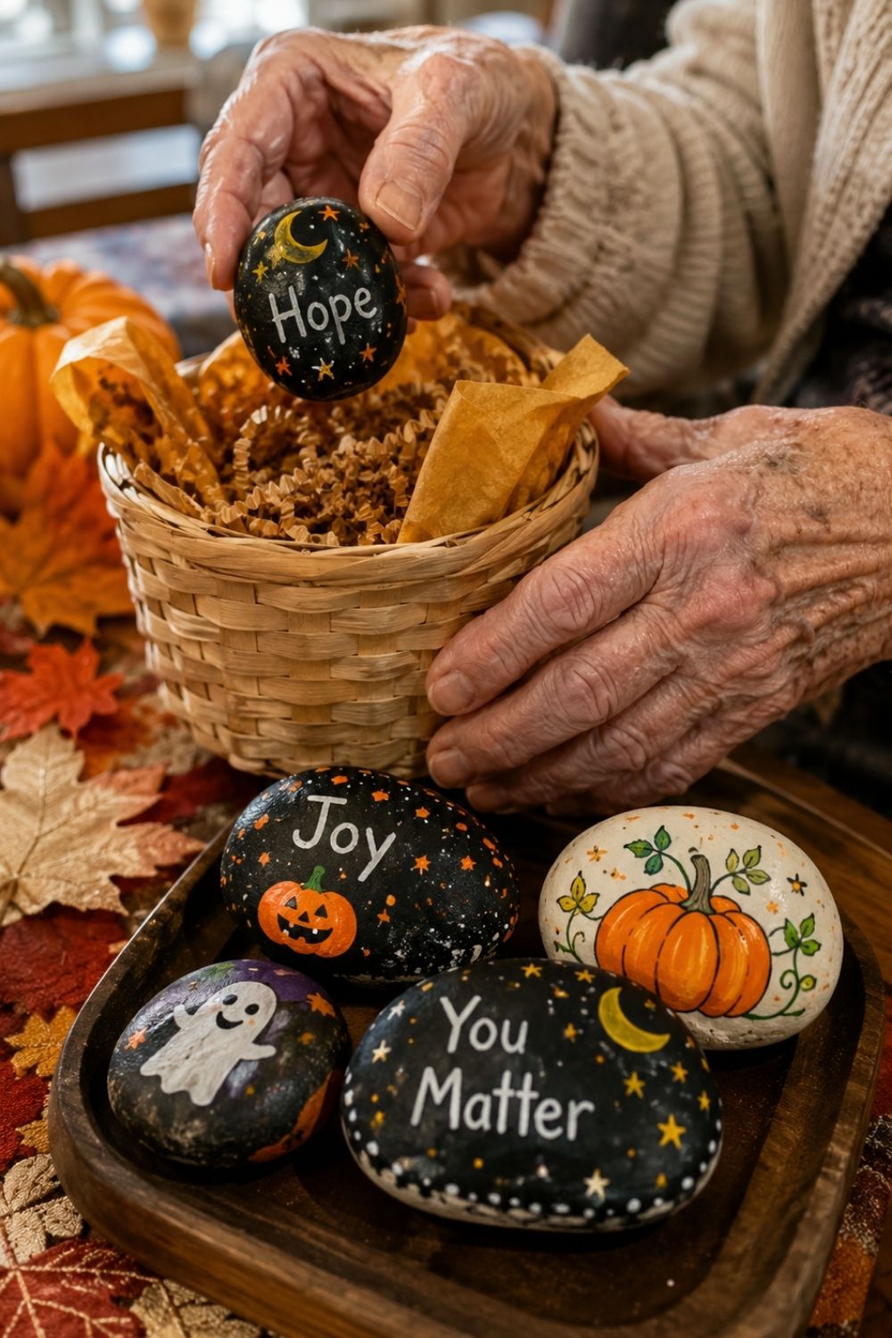 halloween-kindness-rocks-senior-craft