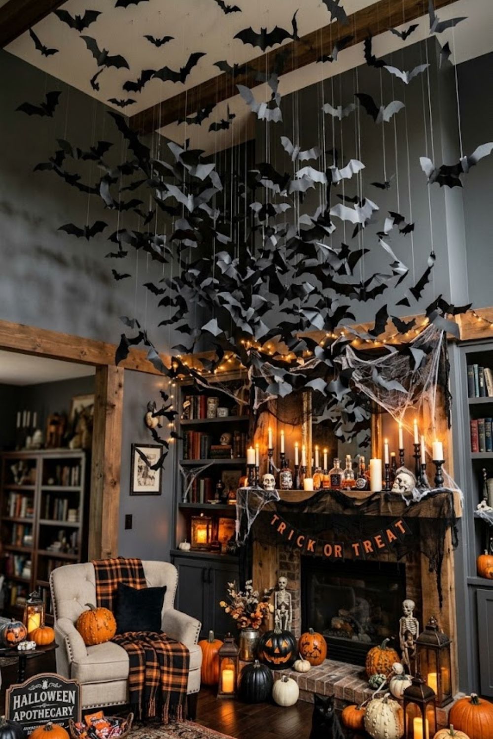 hanging-bat-ceiling-decor