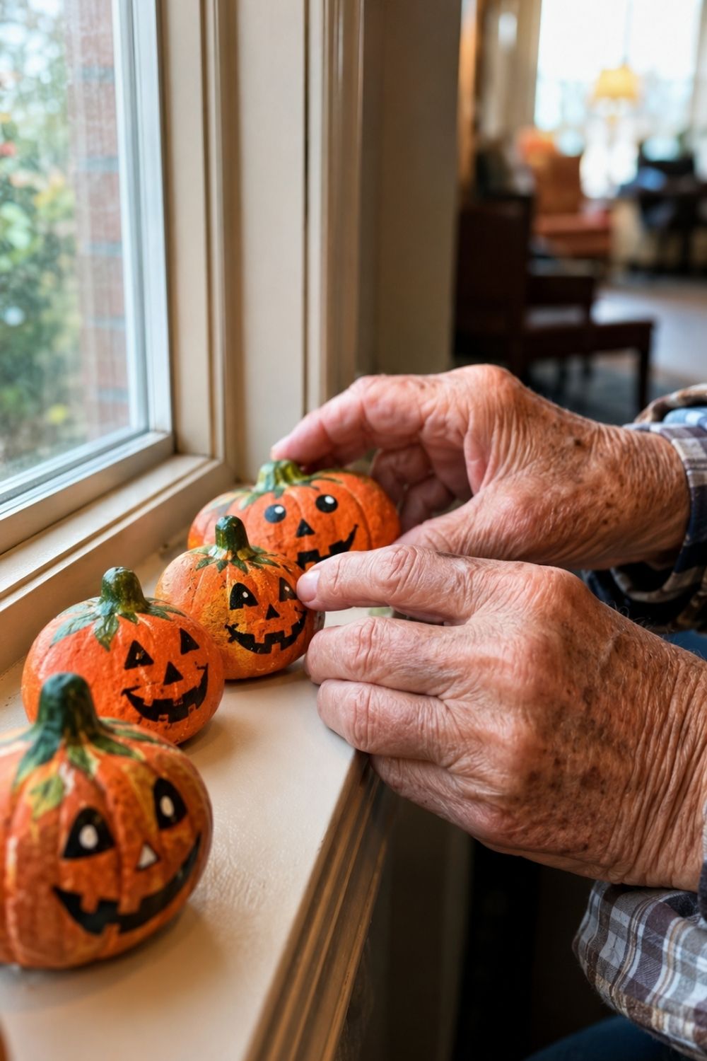 painted-river-stone-pumpkins-senior-craft