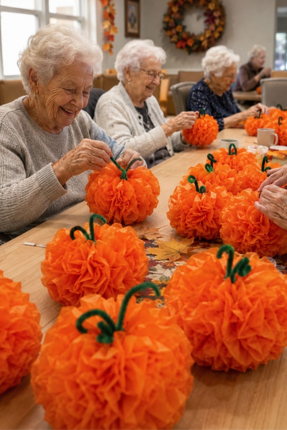 tissue-paper-pumpkins-senior-halloween-craft