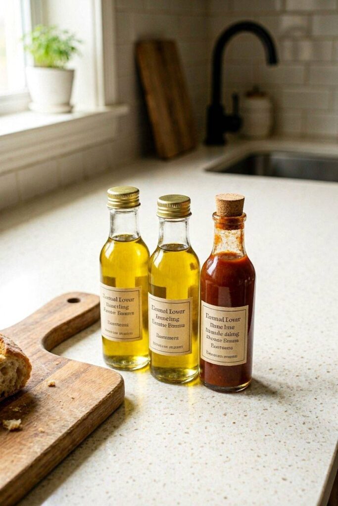 A_candid_shot-on-iPhone_style_photo_of_a_small_gift_set-of-hot-sauce