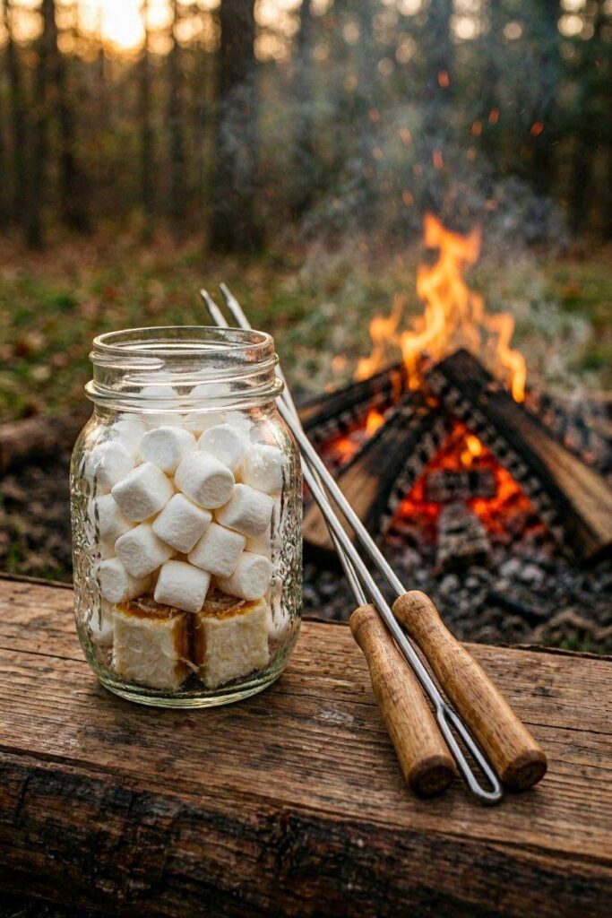 A_mason_jar_filled_with_mini_marshmallows_fire_starters
