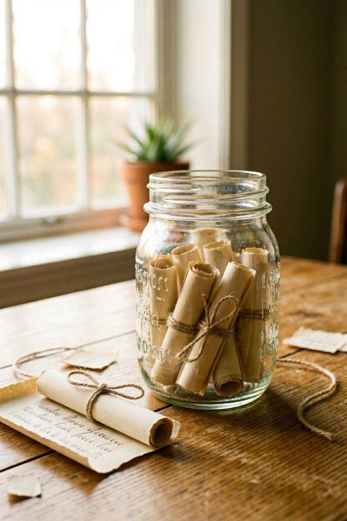 A_mason_jar_filled_with_small_rolled_paper_scrolls_tied_with.rope-mason-jar-birthday-gifts-for-men