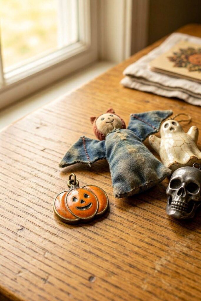 A_small_Halloween_ornament_or_charm_sitting_on_a_table-DIY-Halloween-gift-bags-for-grandchildren