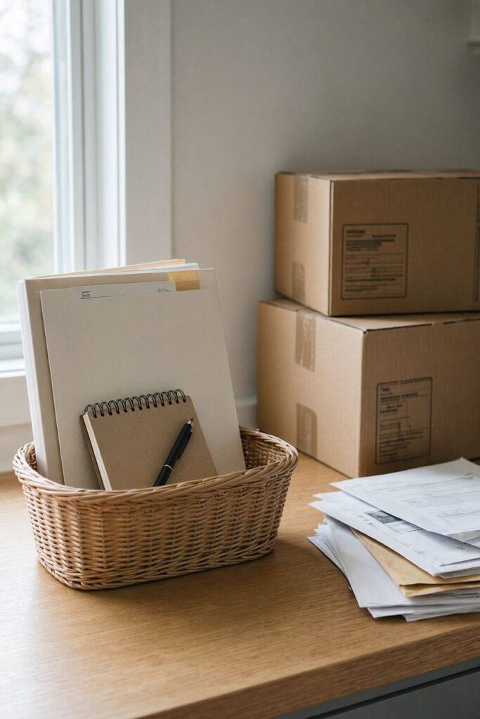 A_small_basket_or_tray_holding_a_simple_accordion_file_