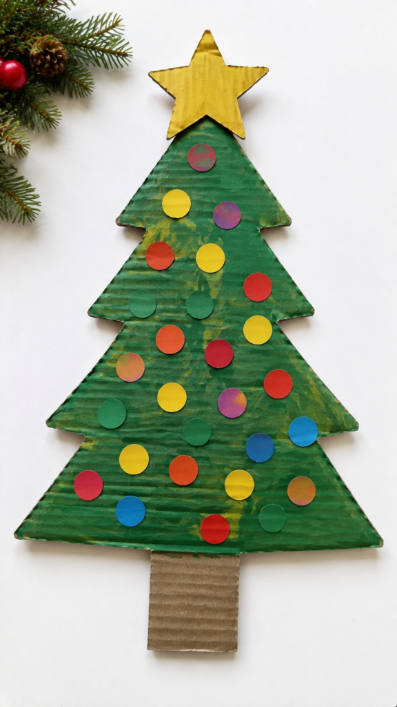 Colorful-Cardboard-Christmas-Tree-Craft.