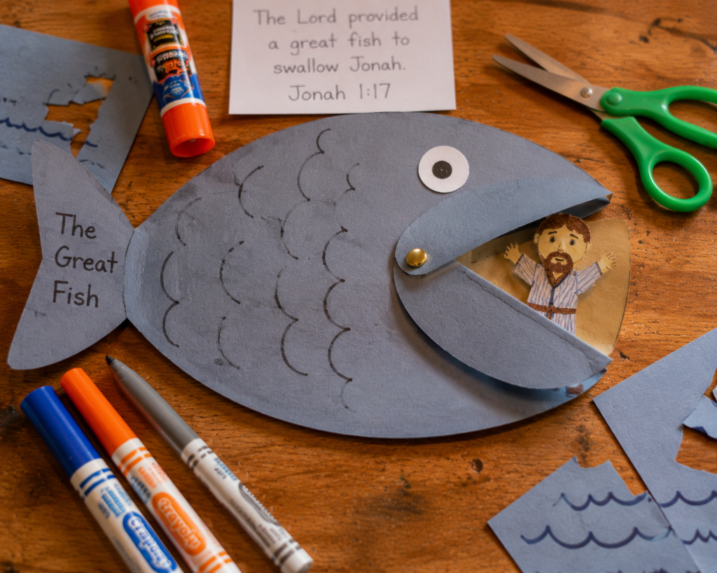 Jonah's- craft -and -the- great- fish