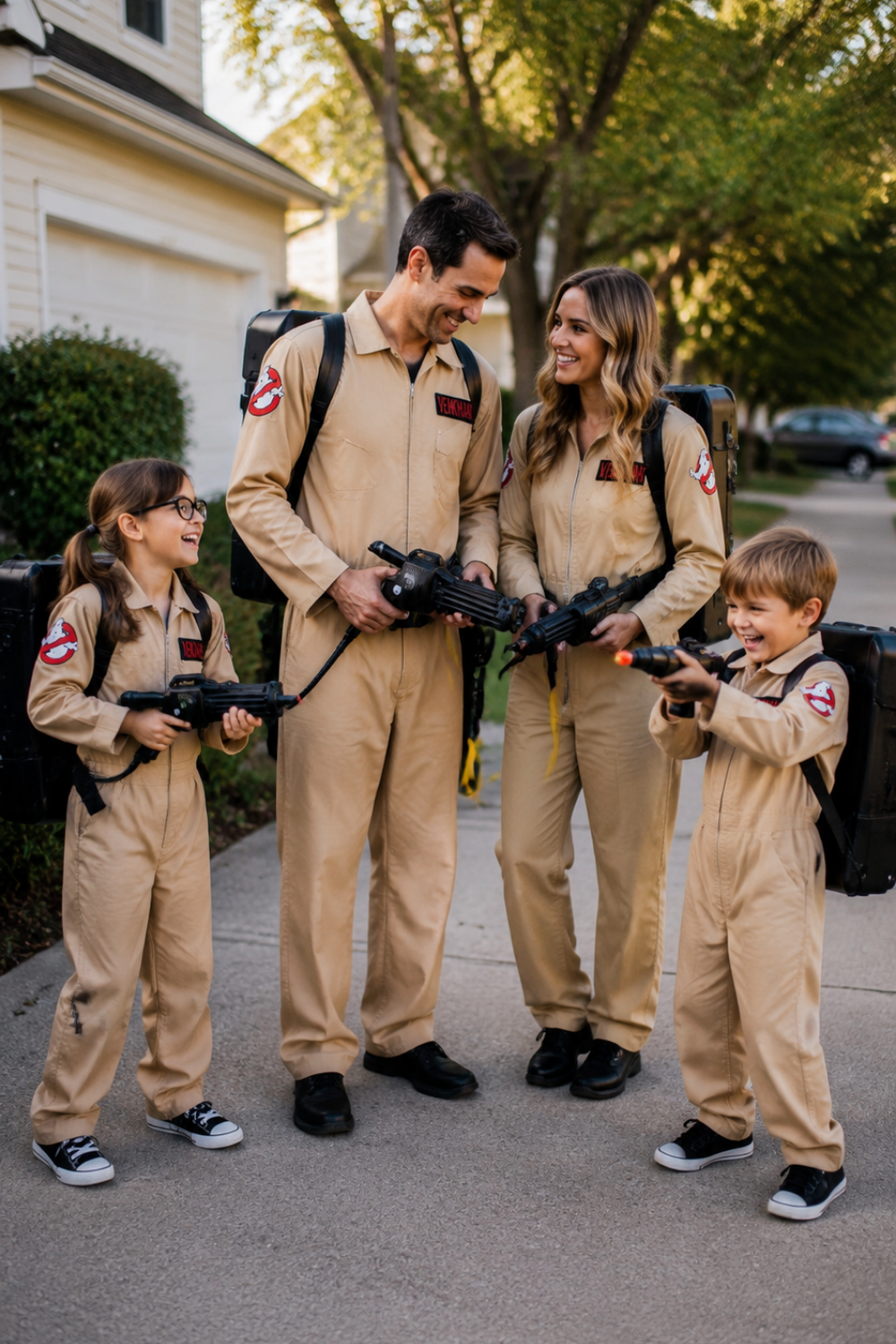 Ghostbusters Family Costume
