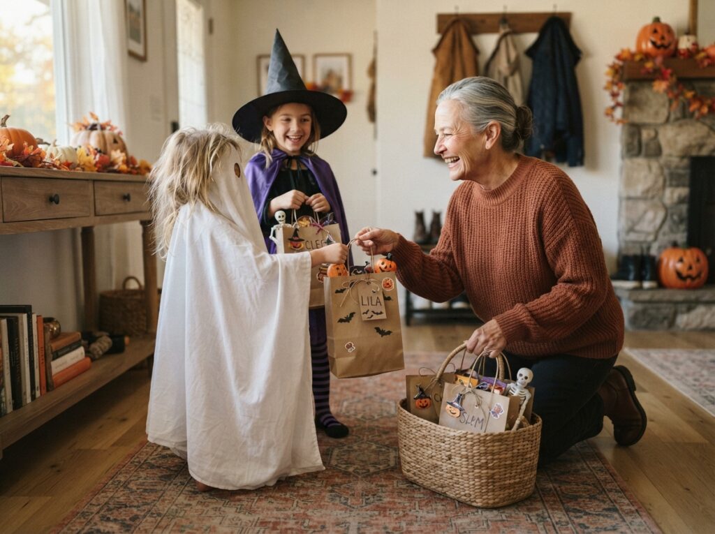 Grandmother_giving_gift_bags-to-grandkids