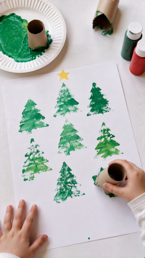 Green-Tree-Stamping-Craft