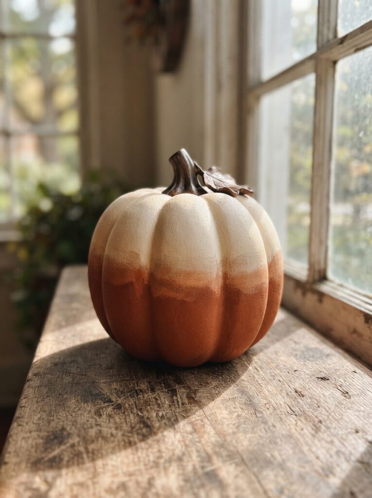 Pumpkin_on_weathered_wooden_surface-chalk-ombre-design.