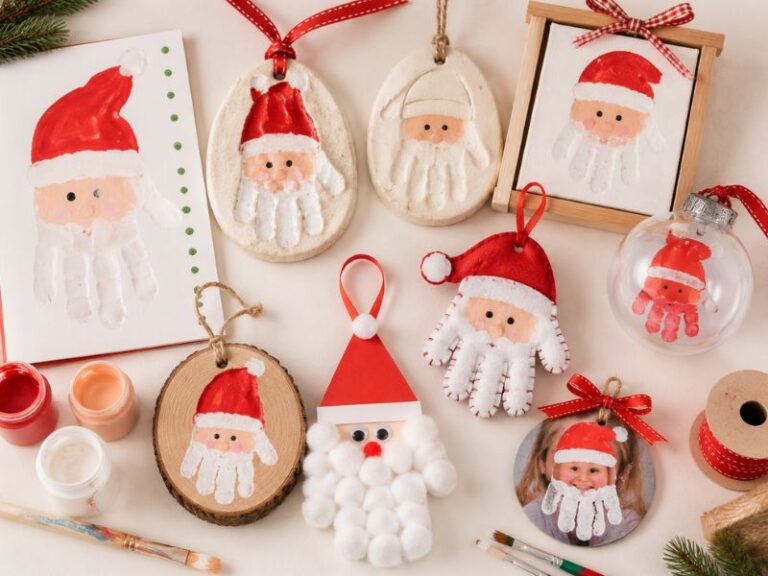 Santa-handprint-crafts