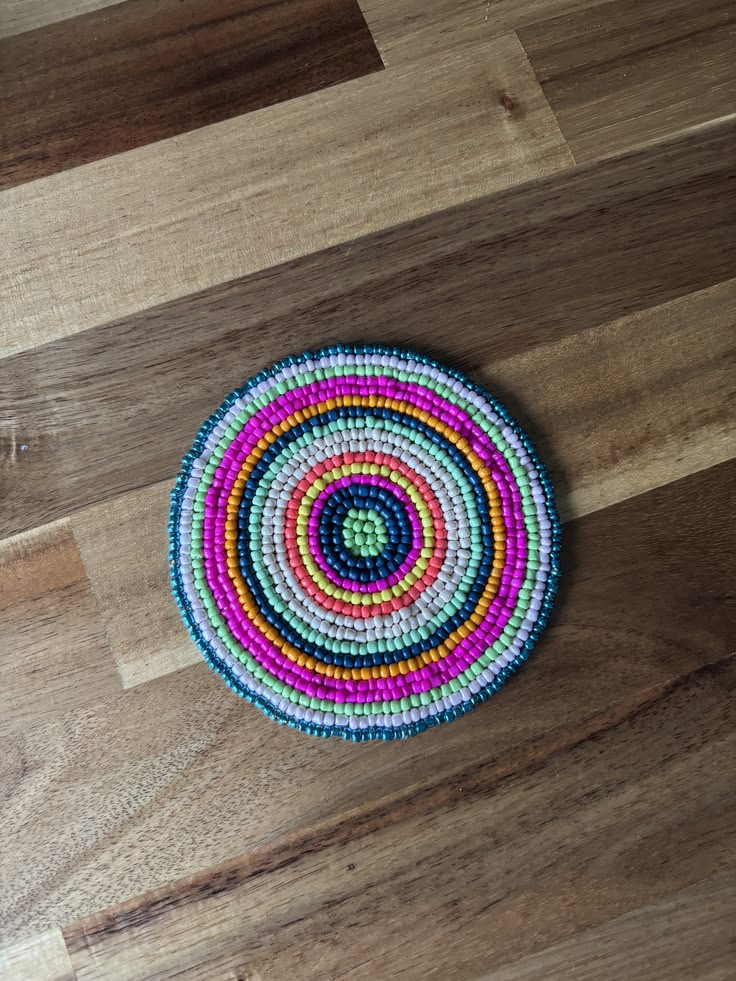 Seed-Bead-Loom-Coaster