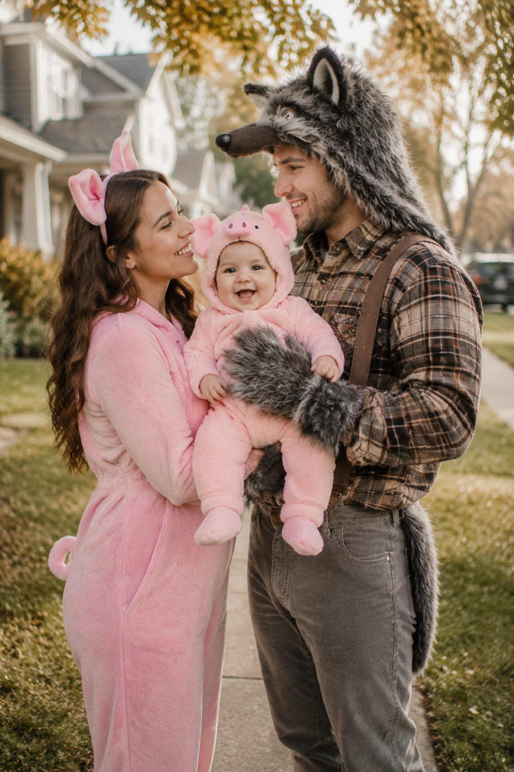 Three Little Pigs Family Costume