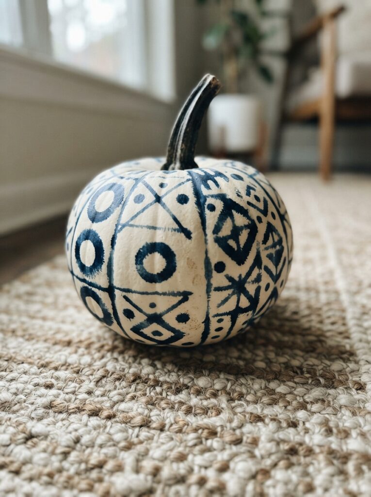 White_pumpkin_with_indigo_patterns