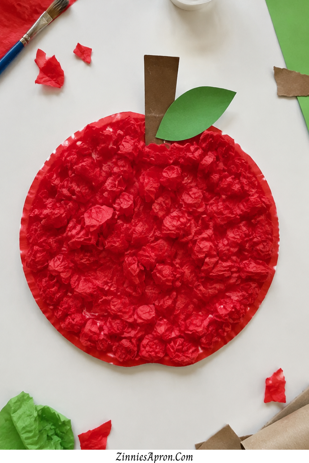 apple-crafts-for-kids-paper-plate-tissue-paper-apple.