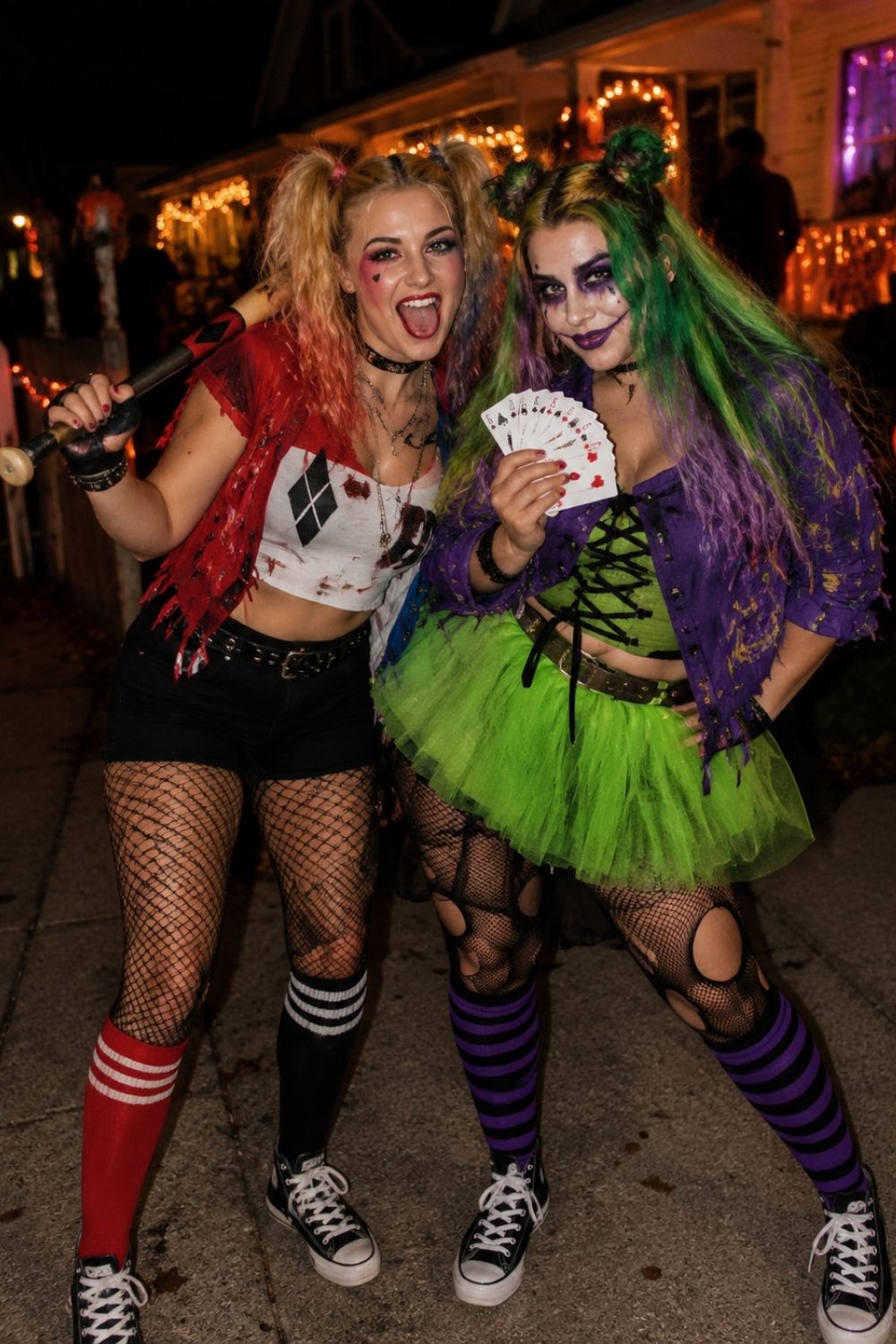best-friend-halloween-costumes-diy-harley-quinn-joker