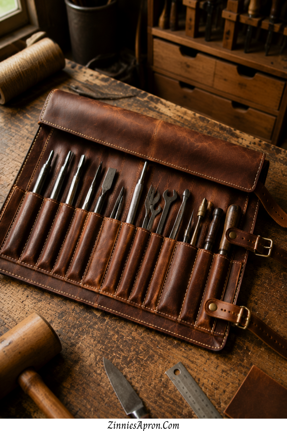 crafts-for-men-over-50-leather-tool-roll-handmade