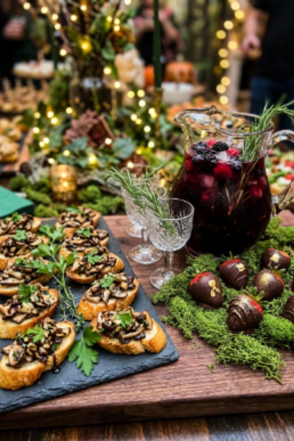 halloween-costume-party-ideas-enchanted-forest-food-spread