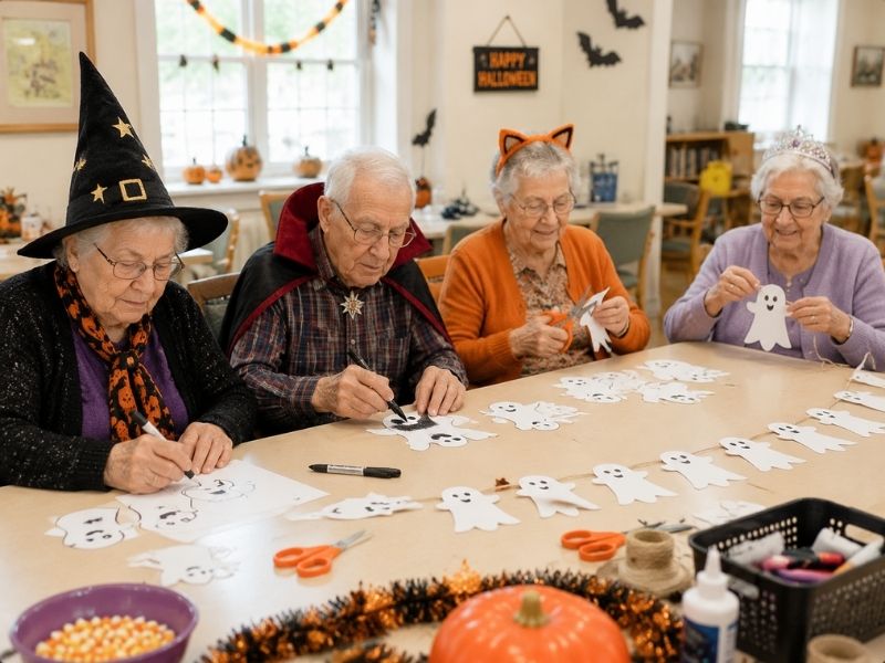 halloween-crafts-dementia-patients-morning-craft-session