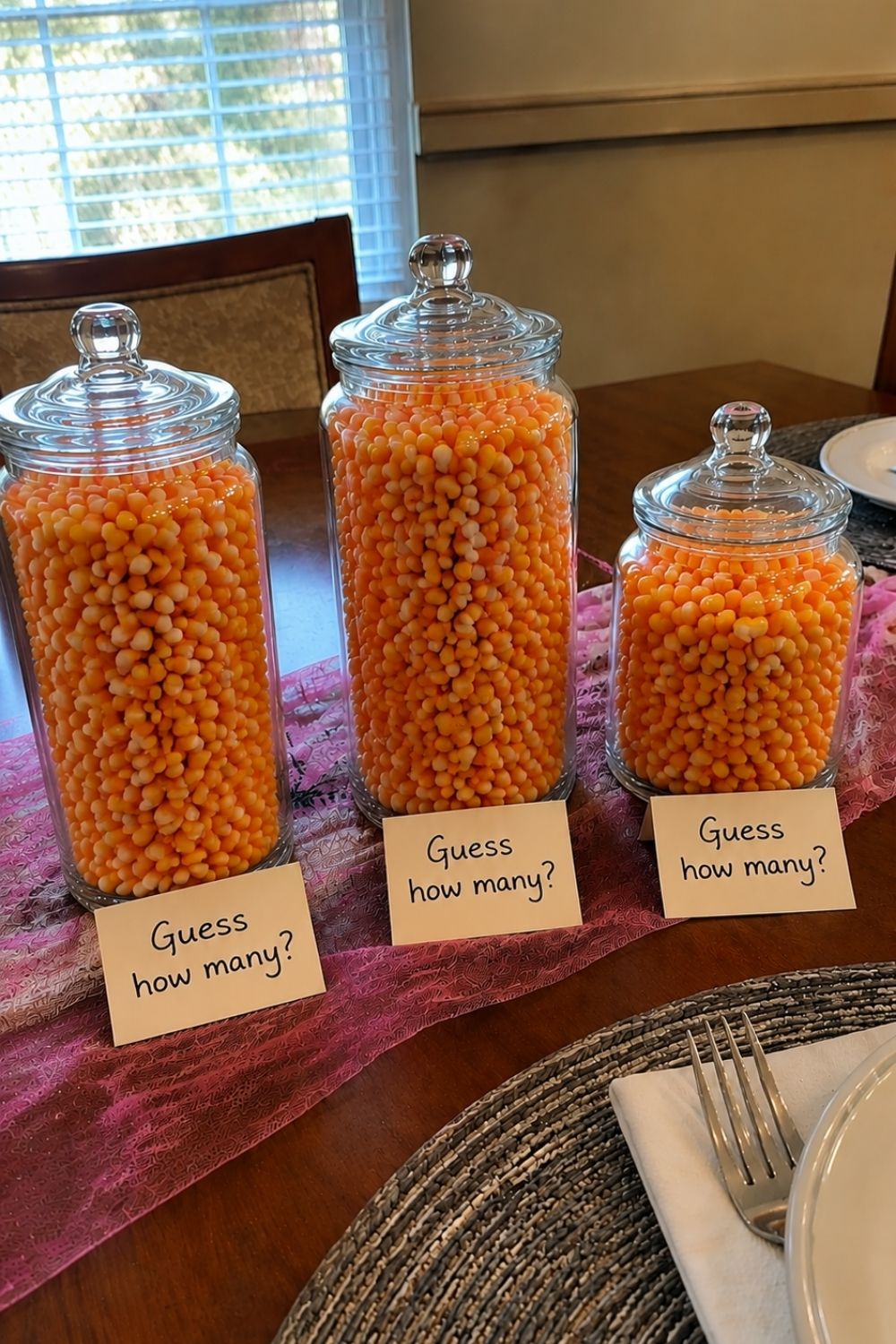 halloween-decor-assisted-living-candy-corn-jar-centerpiece