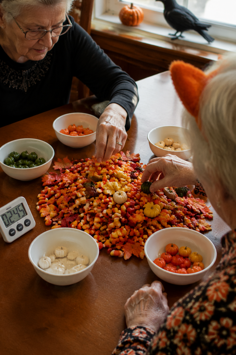 halloween-party-games-senior-citizens-candy-corn-sorting-game