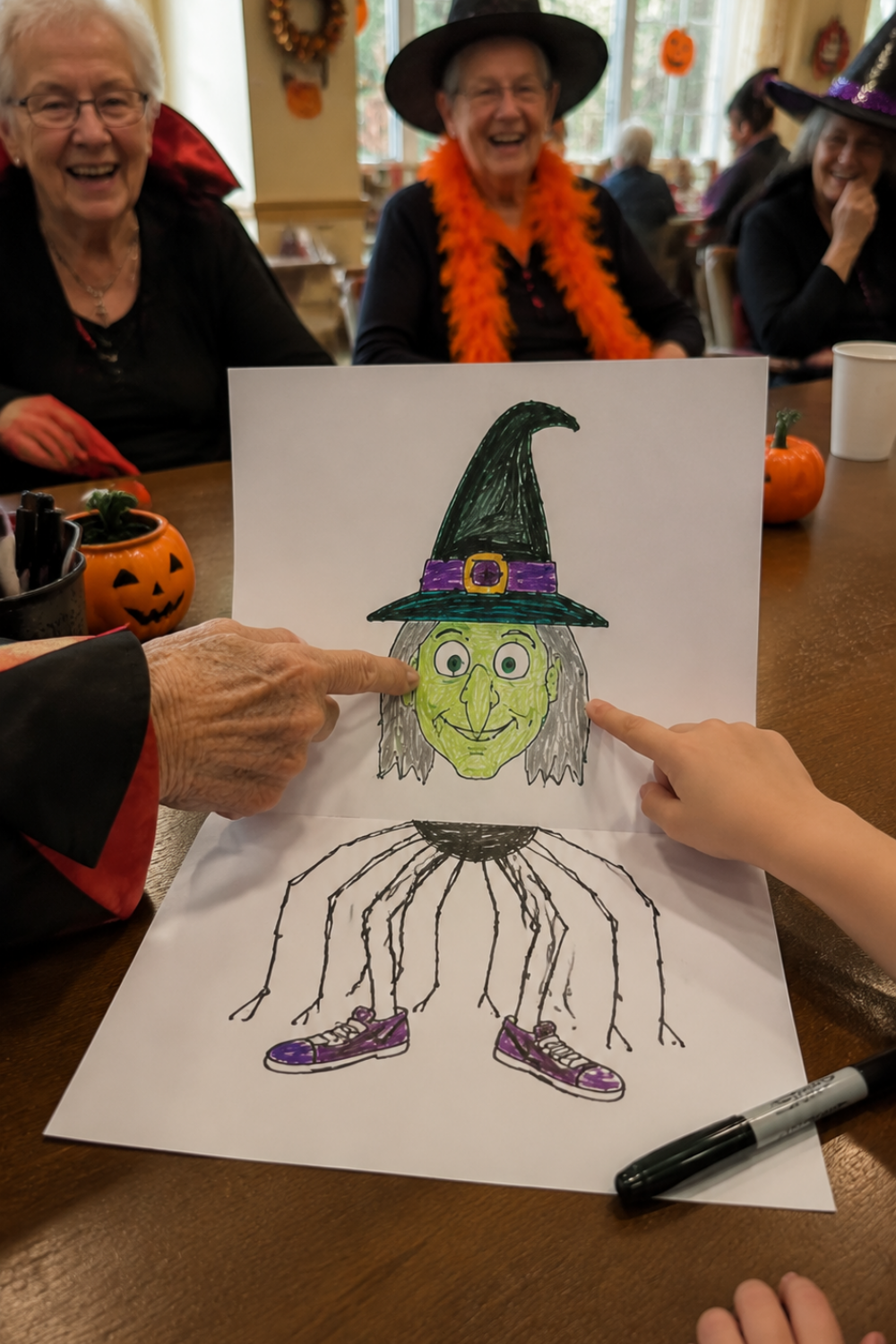 halloween-party-games-senior-citizens-grandparent-drawing-relay